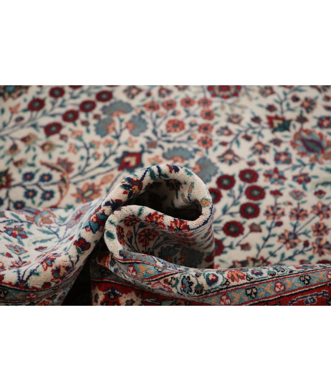 Turkish Hereke Rug 7' 1" x 9' 9" Hand-Knotted | No. AT86436