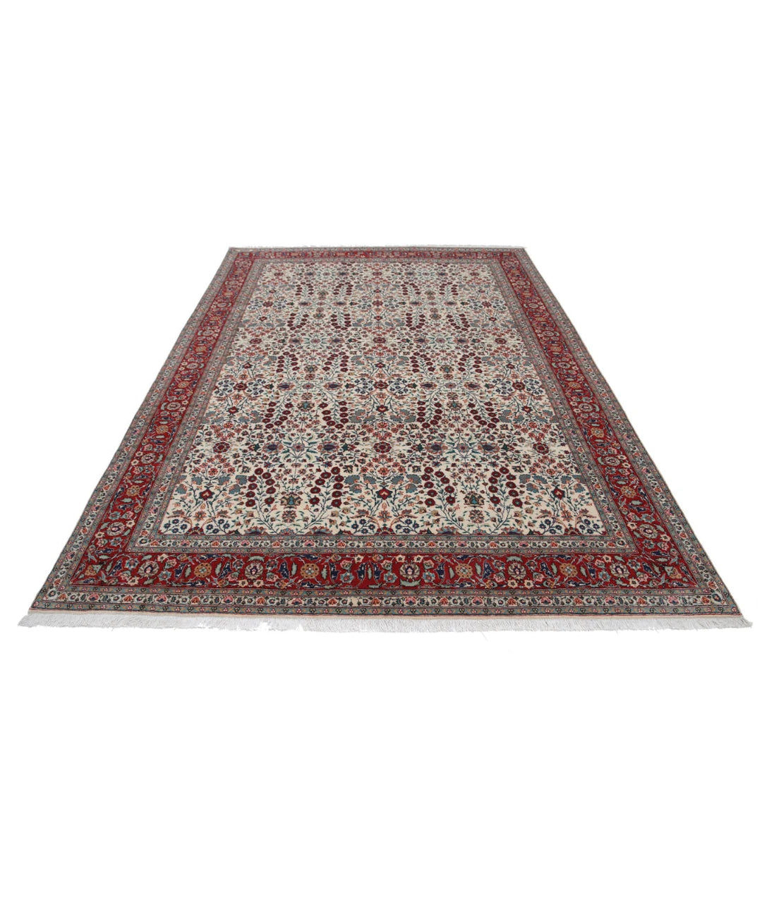 Turkish Hereke Rug 7' 1" x 9' 9" Hand-Knotted | No. AT86436