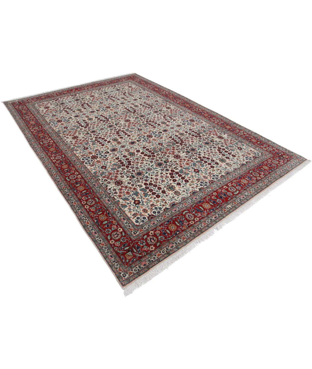 Turkish Hereke Rug 7' 1" x 9' 9" Hand-Knotted | No. AT86436