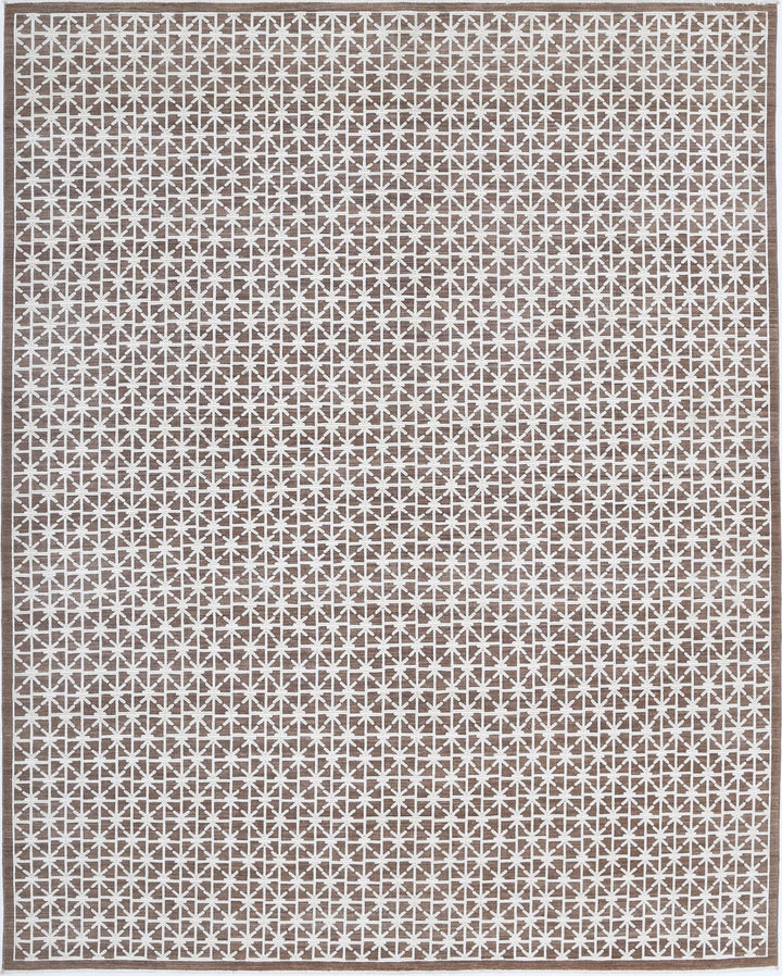Afghan Oriental Rug 8' 11" x 11' 2" Hand-Knotted | No. AT86532