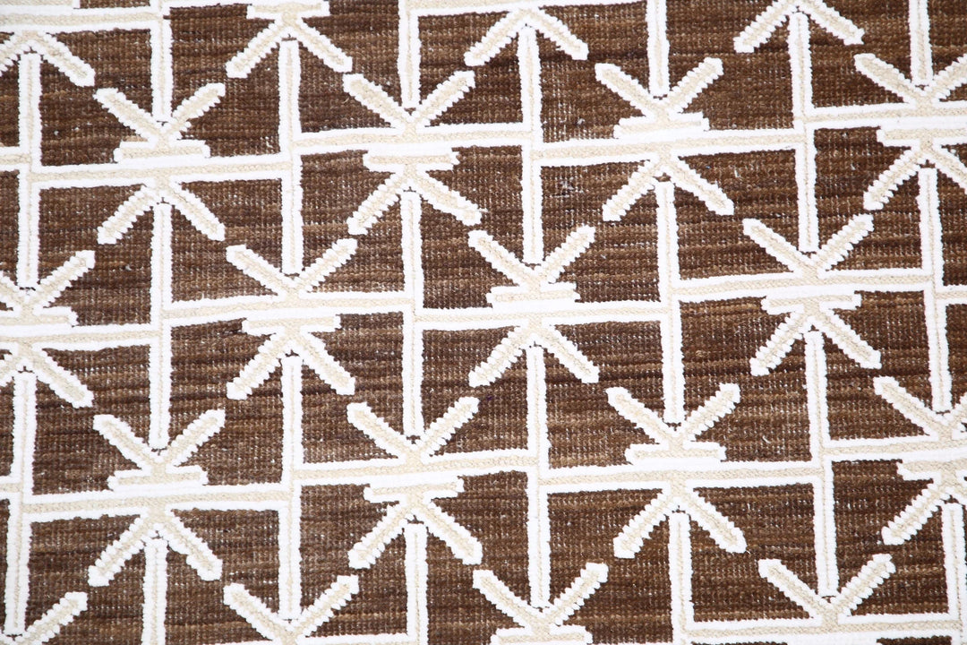 Afghan Oriental Rug 8' 11" x 11' 2" Hand-Knotted | No. AT86532