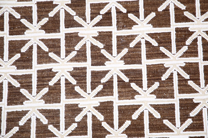Afghan Oriental Rug 8' 11" x 11' 2" Hand-Knotted | No. AT86532