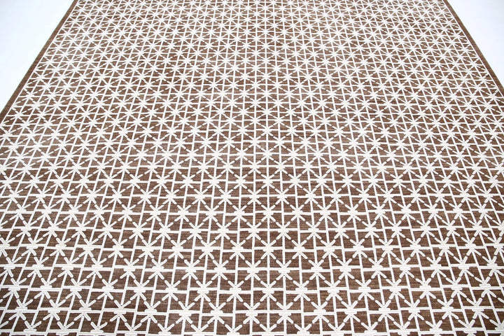 Afghan Oriental Rug 8' 11" x 11' 2" Hand-Knotted | No. AT86532
