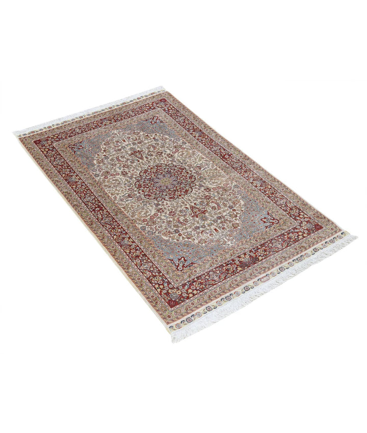 Chinese Hereke Rug 2' 7" x 4' 0" Hand-Knotted | No. AT86655