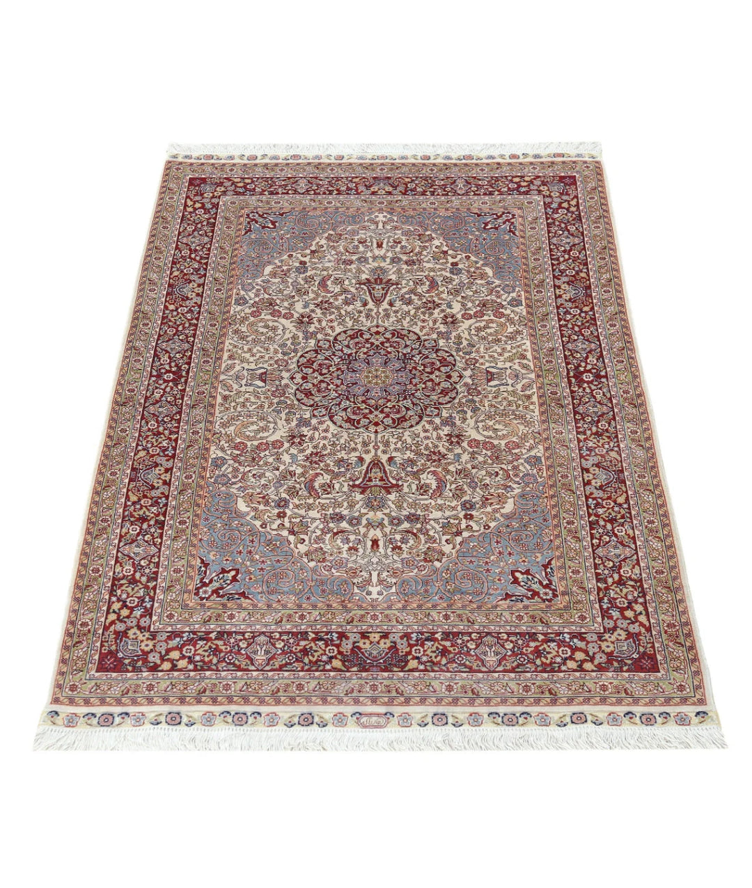 Chinese Hereke Rug 2' 7" x 4' 0" Hand-Knotted | No. AT86655