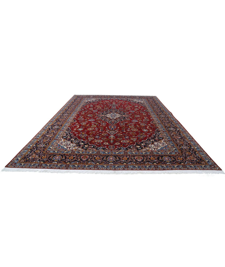 Persian Kashan Rug 9' 7" x 12' 9" Hand-Knotted | No. AT86687