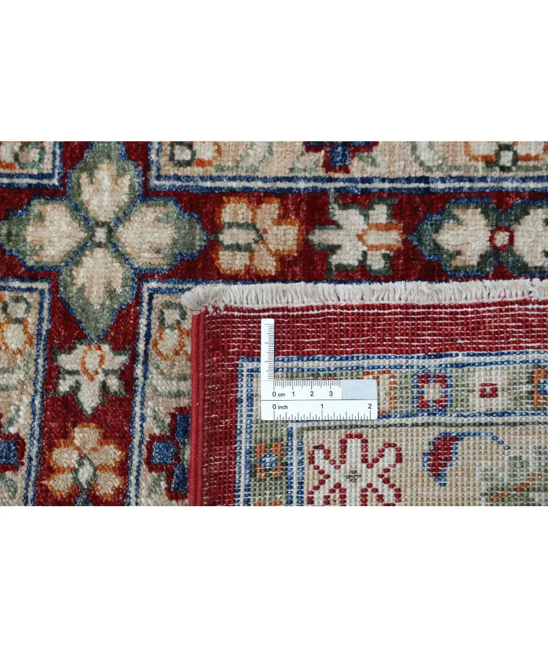 Afghan Bakhtiari Rug 4' 6" x 6' 4" Hand-Knotted | No. AT86707