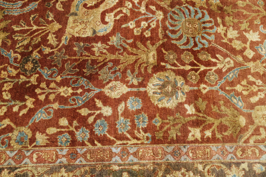 Indian Ziegler Rug 8' 10" x 11' 9" Hand-Knotted | No. AT86716