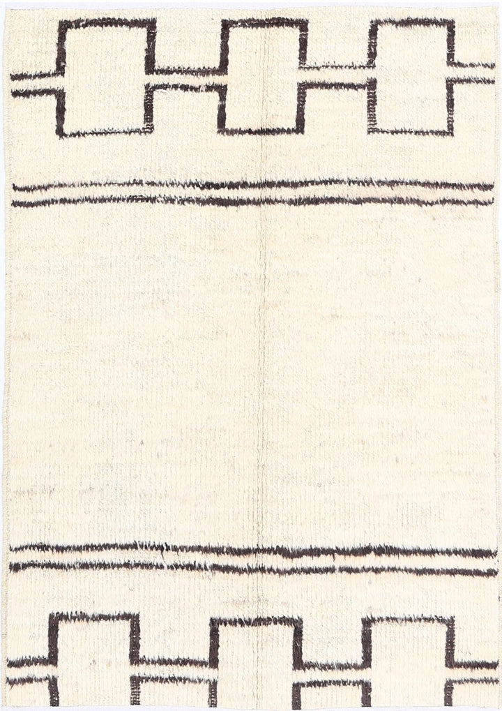 Afghan Tribal Rug 3' 10" x 5' 8" Hand-Knotted | No. AT86791