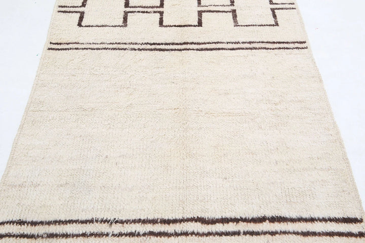 Afghan Tribal Rug 3' 10" x 5' 8" Hand-Knotted | No. AT86791
