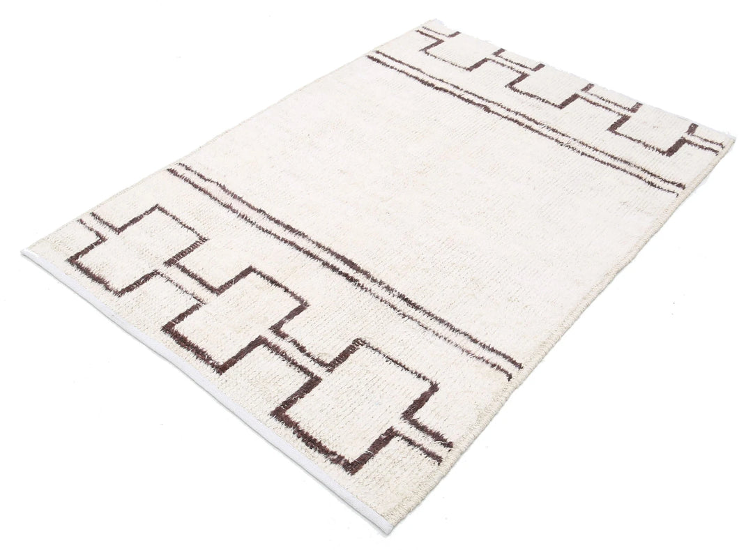 Afghan Tribal Rug 3' 10" x 5' 8" Hand-Knotted | No. AT86791