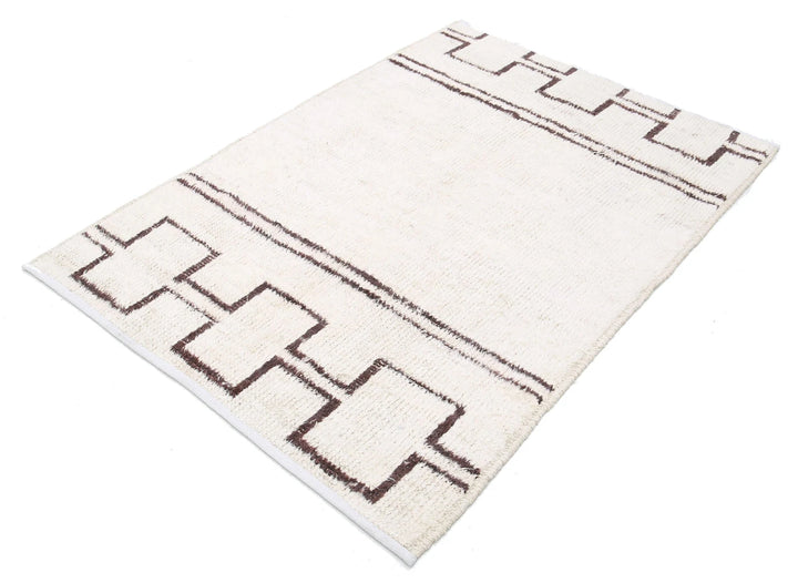 Afghan Tribal Rug 3' 10" x 5' 8" Hand-Knotted | No. AT86791