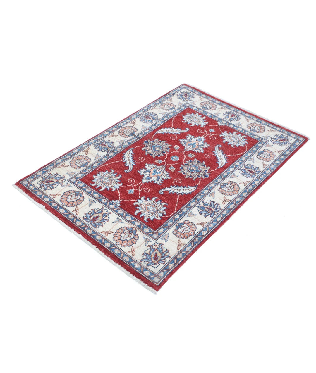 Afghan Ziegler Rug 2' 9" x 4' 1" Hand-Knotted | No. AT86824