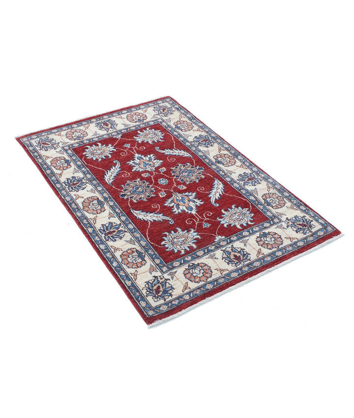 Afghan Ziegler Rug 2' 9" x 4' 1" Hand-Knotted | No. AT86824