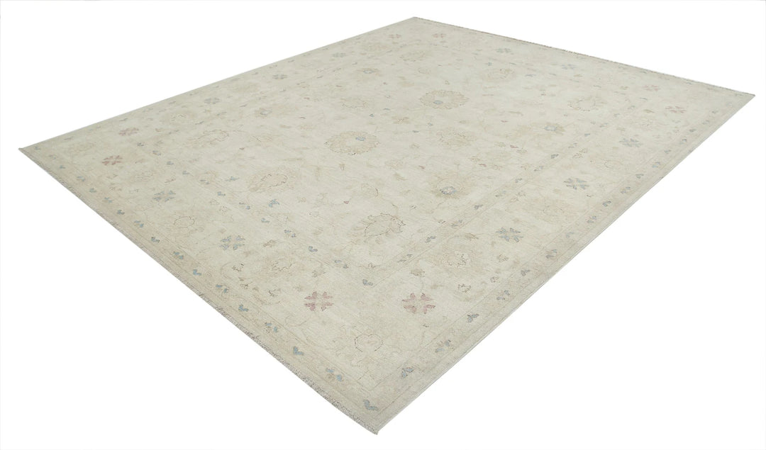 Afghan Serenity Rug 8' 1" x 9' 8" Hand-Knotted | No. AT86892