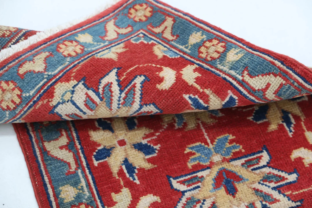 Afghan Ziegler Rug 1' 10" x 2' 10" Hand-Knotted | No. AT86956