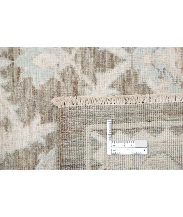 Afghan Serenity Rug 9' 6" x 9' 8" Hand-Knotted | No. AT86973