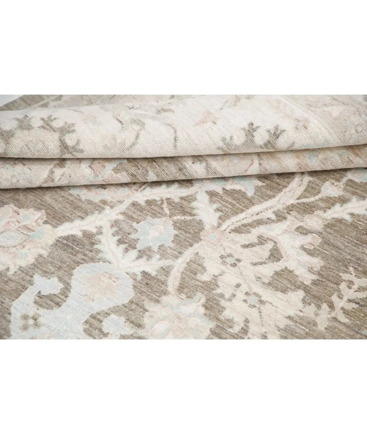 Afghan Serenity Rug 9' 6" x 9' 8" Hand-Knotted | No. AT86973
