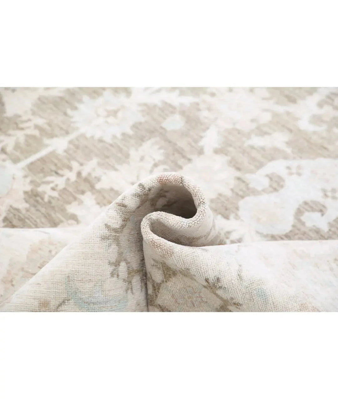 Afghan Serenity Rug 9' 6" x 9' 8" Hand-Knotted | No. AT86973