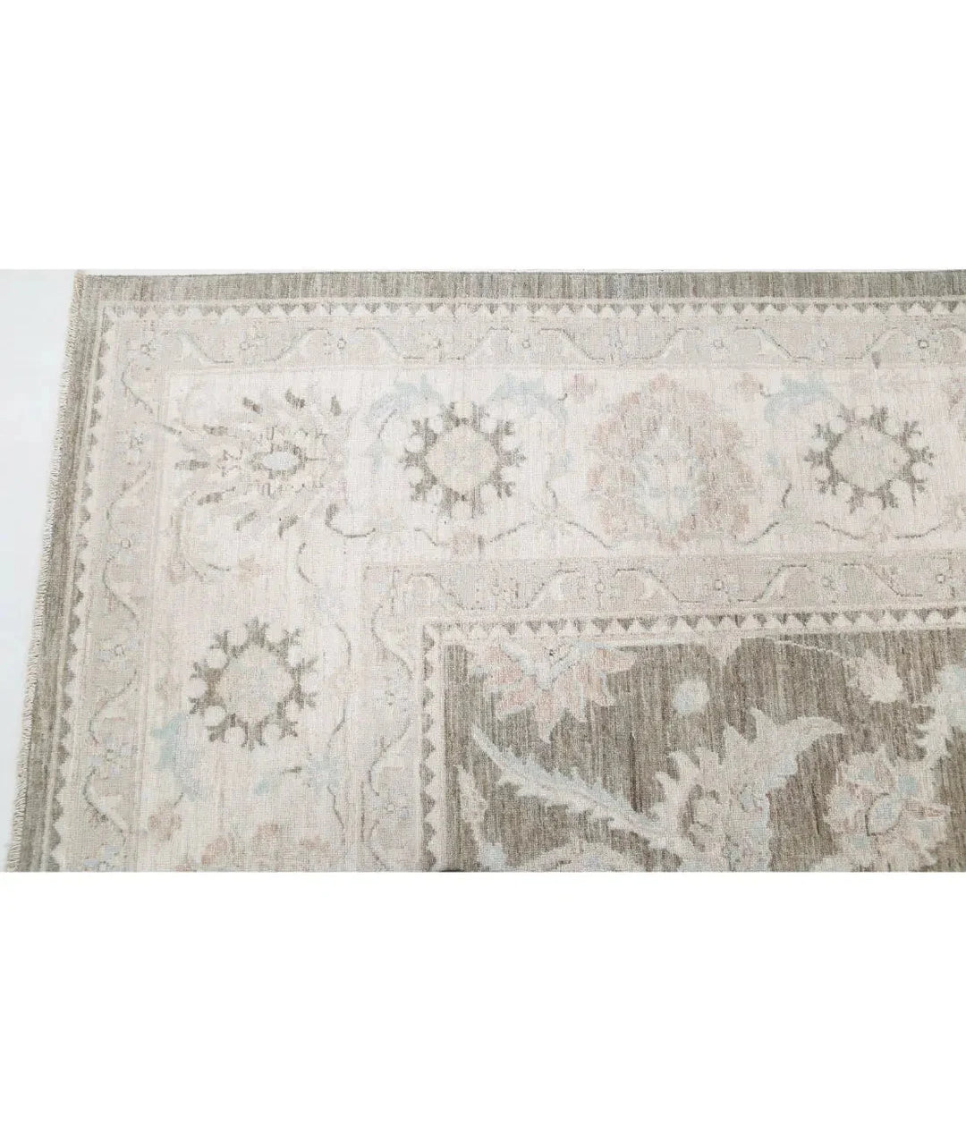 Afghan Serenity Rug 9' 6" x 9' 8" Hand-Knotted | No. AT86973