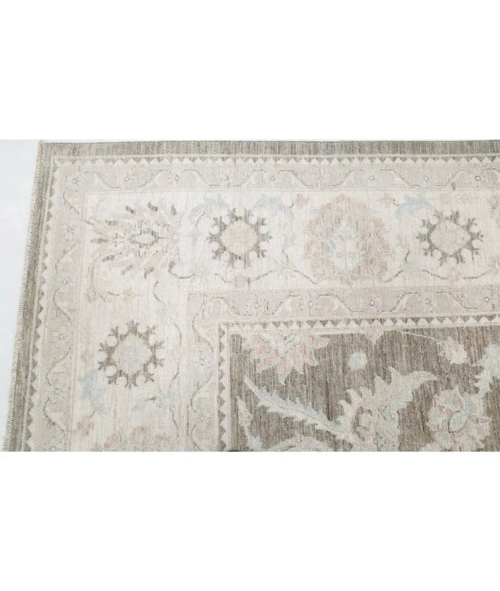 Afghan Serenity Rug 9' 6" x 9' 8" Hand-Knotted | No. AT86973
