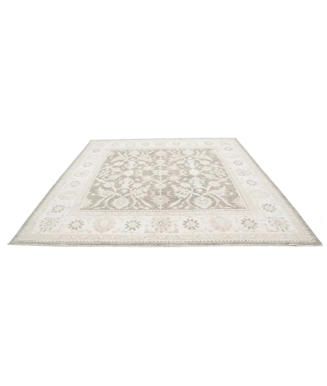 Afghan Serenity Rug 9' 6" x 9' 8" Hand-Knotted | No. AT86973