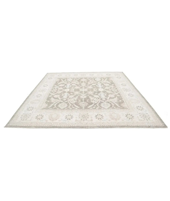 Afghan Serenity Rug 9' 6" x 9' 8" Hand-Knotted | No. AT86973