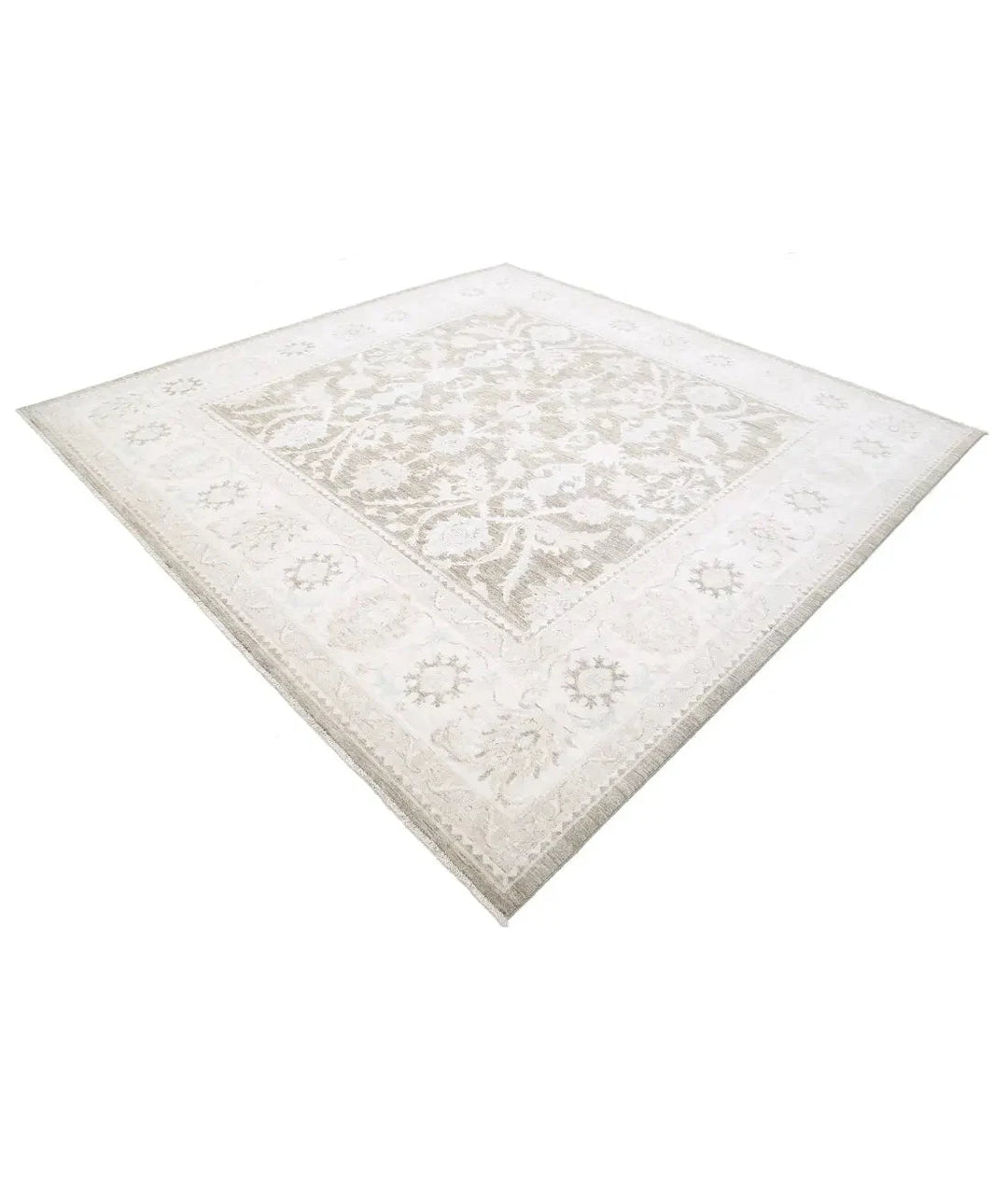 Afghan Serenity Rug 9' 6" x 9' 8" Hand-Knotted | No. AT86973