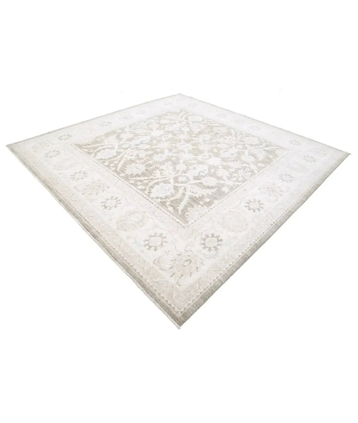Afghan Serenity Rug 9' 6" x 9' 8" Hand-Knotted | No. AT86973
