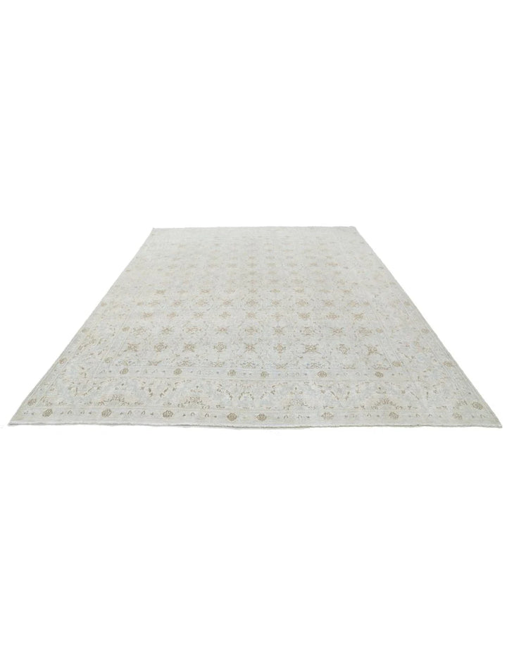 Persian Tabriz Rug 8' 9" x 12' 1" Hand-Knotted | No. AT86992