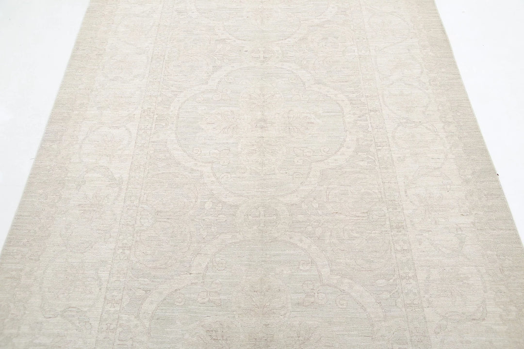Afghan Serenity Rug 5' 0" x 9' 8" Hand-Knotted | No. AT87010