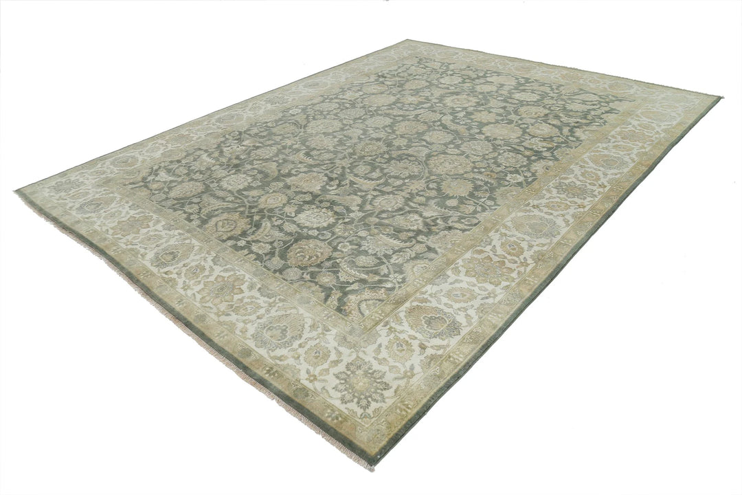 Indian Ziegler Rug 8' 8" x 11' 5" Hand-Knotted | No. AT87145