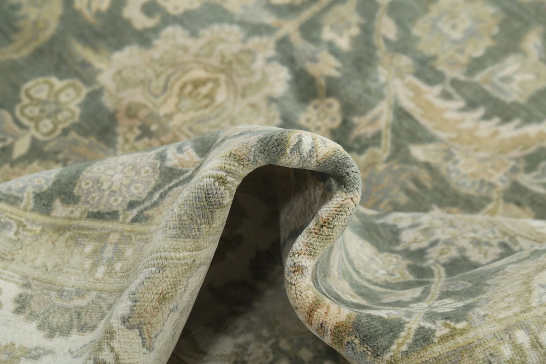 Indian Ziegler Rug 8' 8" x 11' 5" Hand-Knotted | No. AT87145