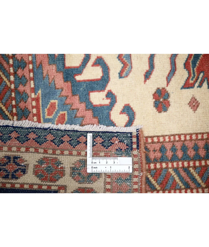 Afghan Tribal Shirvan Rug 5' 3" x 6' 9" Hand-Knotted | No. AT87214
