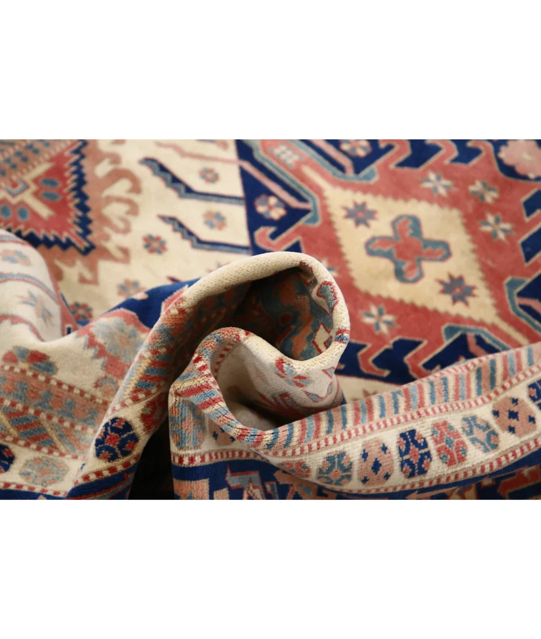 Afghan Tribal Shirvan Rug 5' 3" x 6' 9" Hand-Knotted | No. AT87214