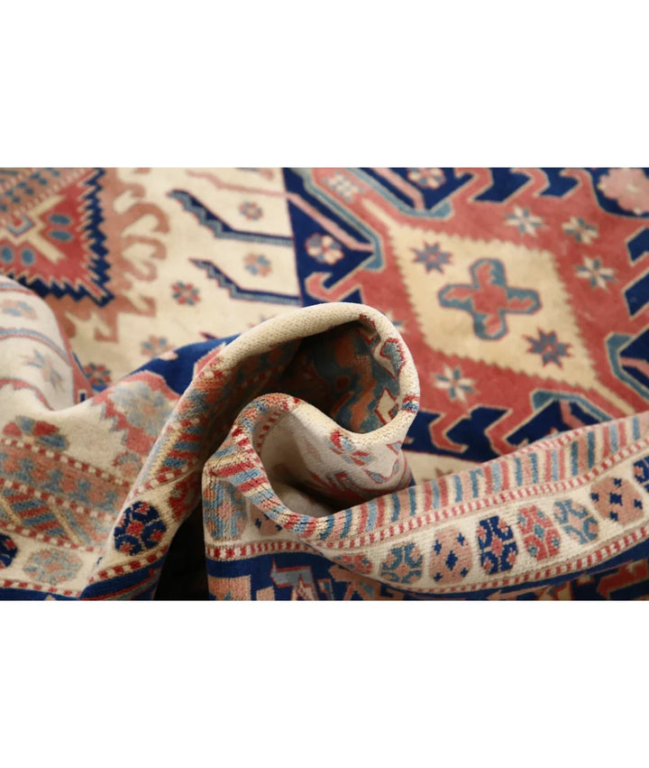 Afghan Tribal Shirvan Rug 5' 3" x 6' 9" Hand-Knotted | No. AT87214