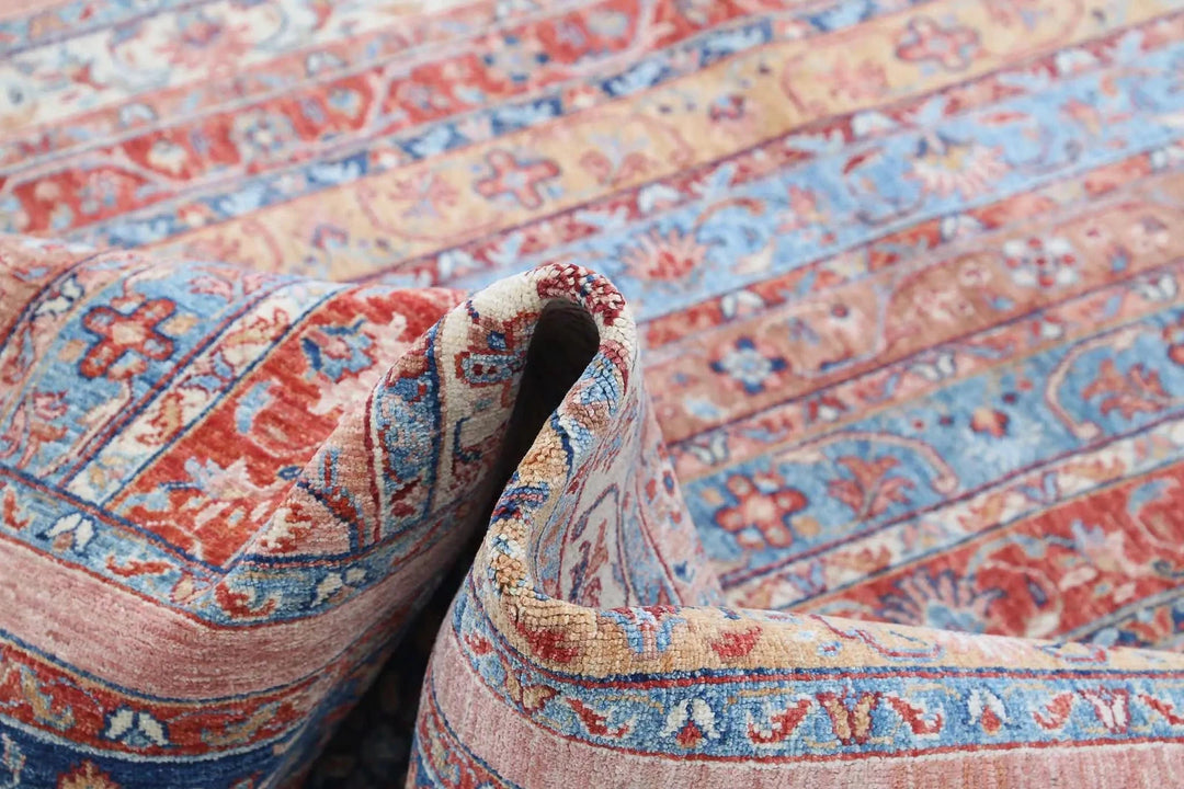 Afghan Oriental Rug 5' 6" x 7' 11" Hand-Knotted | No. AT872390