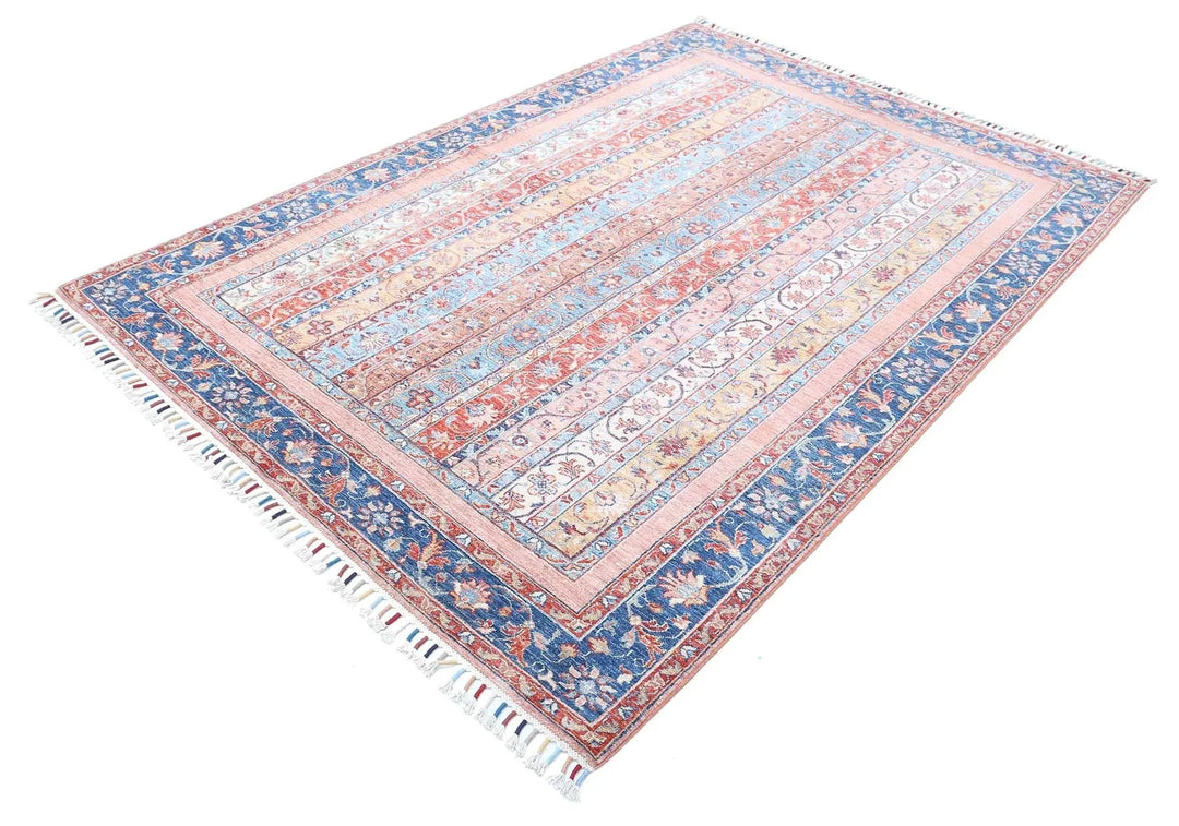 Afghan Oriental Rug 5' 6" x 7' 11" Hand-Knotted | No. AT872390
