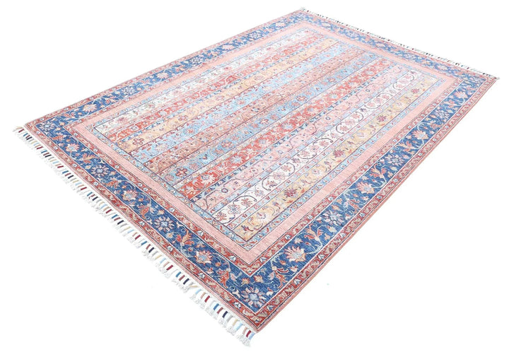 Afghan Oriental Rug 5' 6" x 7' 11" Hand-Knotted | No. AT872390