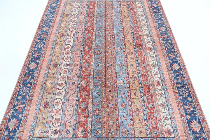 Afghan Oriental Rug 5' 6" x 7' 11" Hand-Knotted | No. AT872390