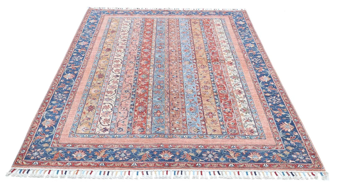 Afghan Oriental Rug 5' 6" x 7' 11" Hand-Knotted | No. AT872390