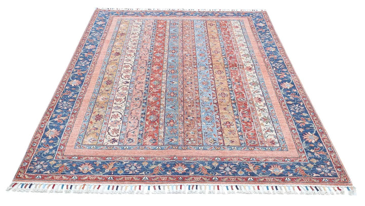 Afghan Oriental Rug 5' 6" x 7' 11" Hand-Knotted | No. AT872390
