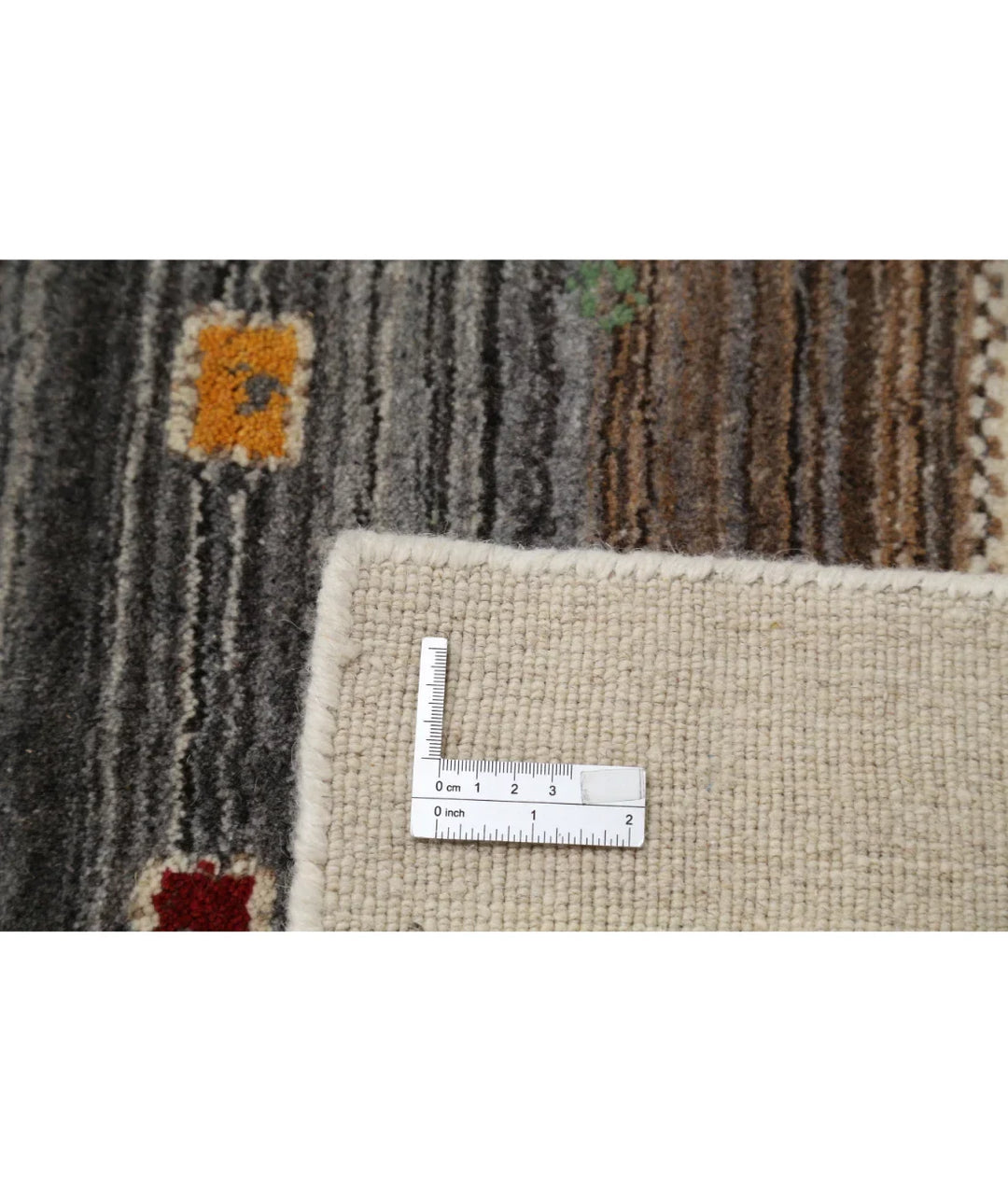 Ivory Indian Lori Rug 8' 3" x 11' 5" Hand-Knotted | No. AT87389