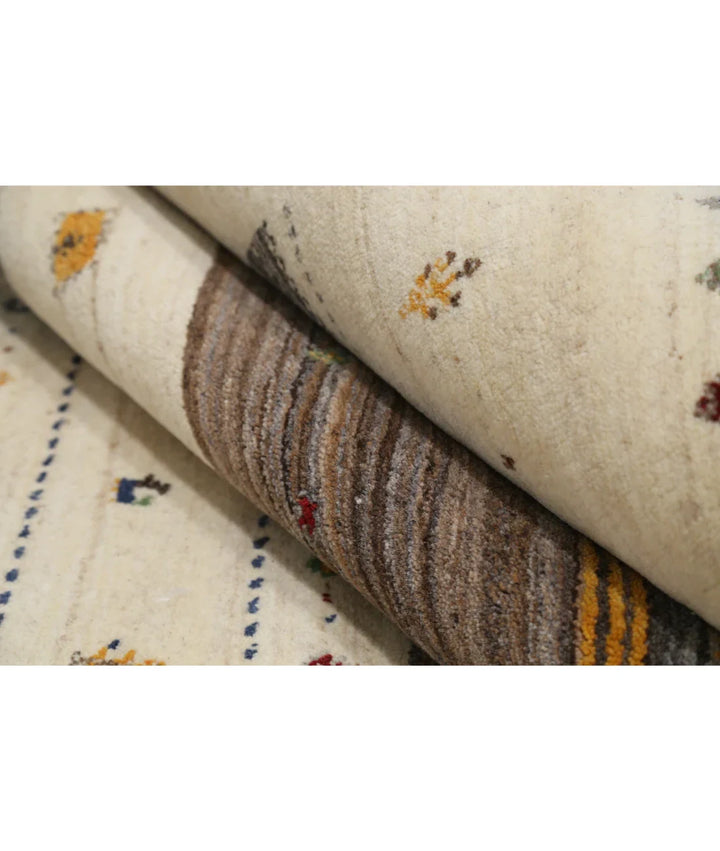 Ivory Indian Lori Rug 8' 3" x 11' 5" Hand-Knotted | No. AT87389