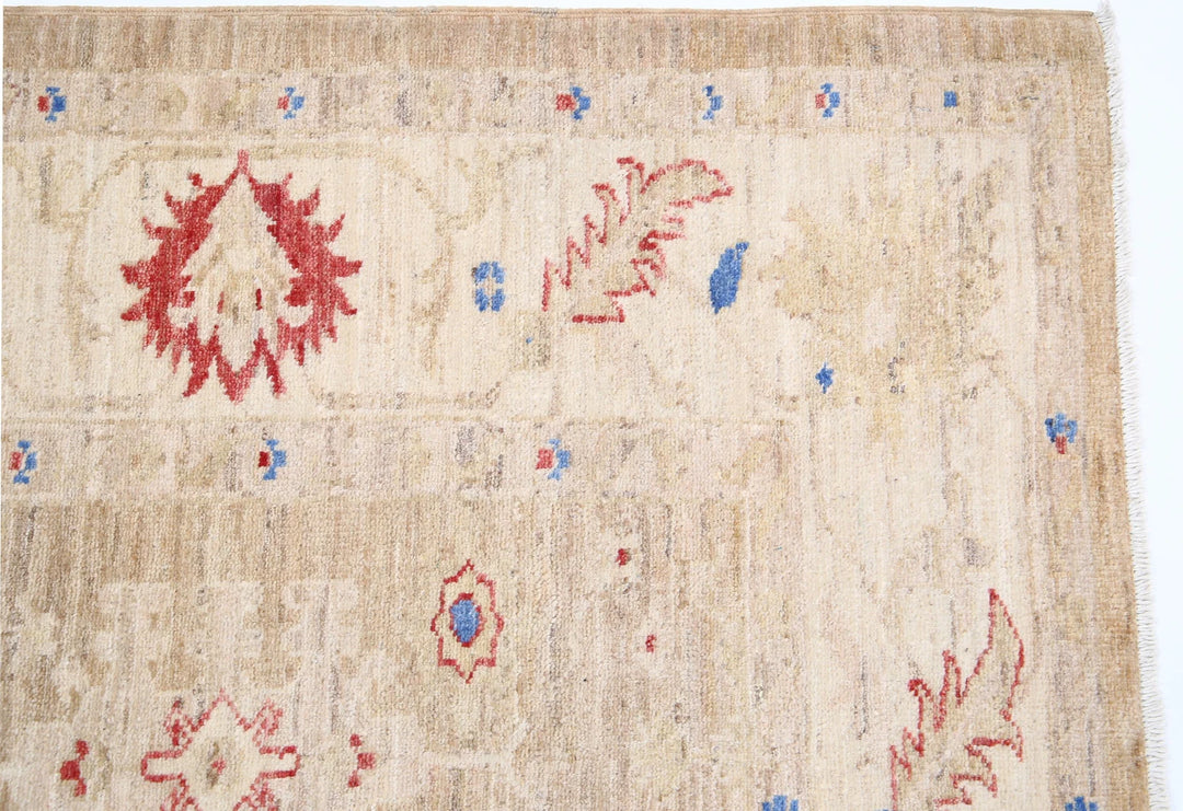 Afghan Ziegler Farhan Rug 5' 7" x 7' 11" Hand-Knotted | No. AT87457