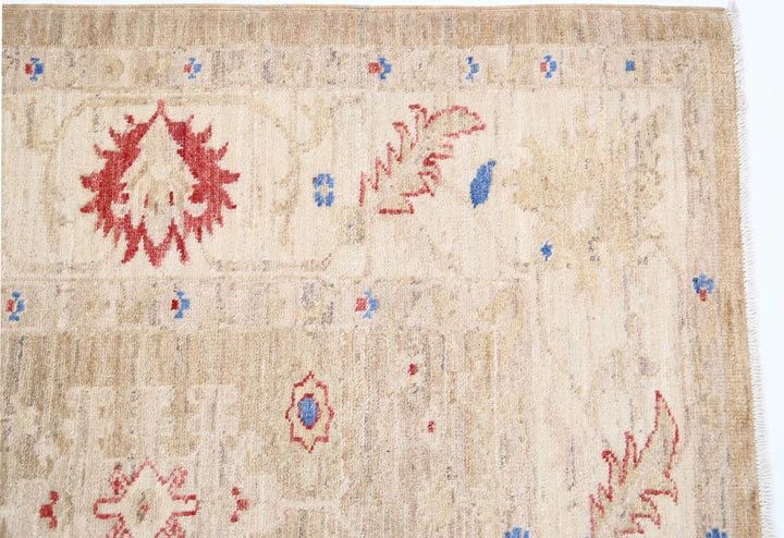 Afghan Ziegler Farhan Rug 5' 7" x 7' 11" Hand-Knotted | No. AT87457