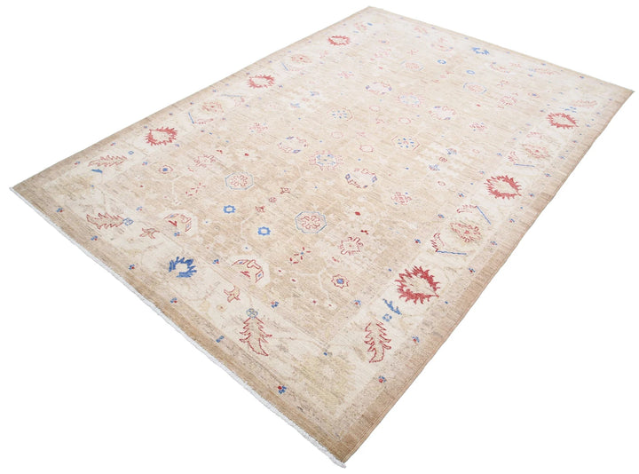 Afghan Ziegler Farhan Rug 5' 7" x 7' 11" Hand-Knotted | No. AT87457