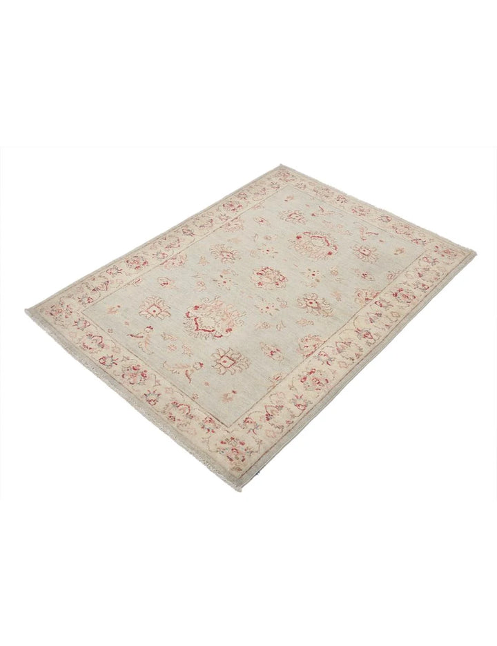 Afghan Ziegler Rug 3' 0" x 4' 2" Hand-Knotted | No. AT87542