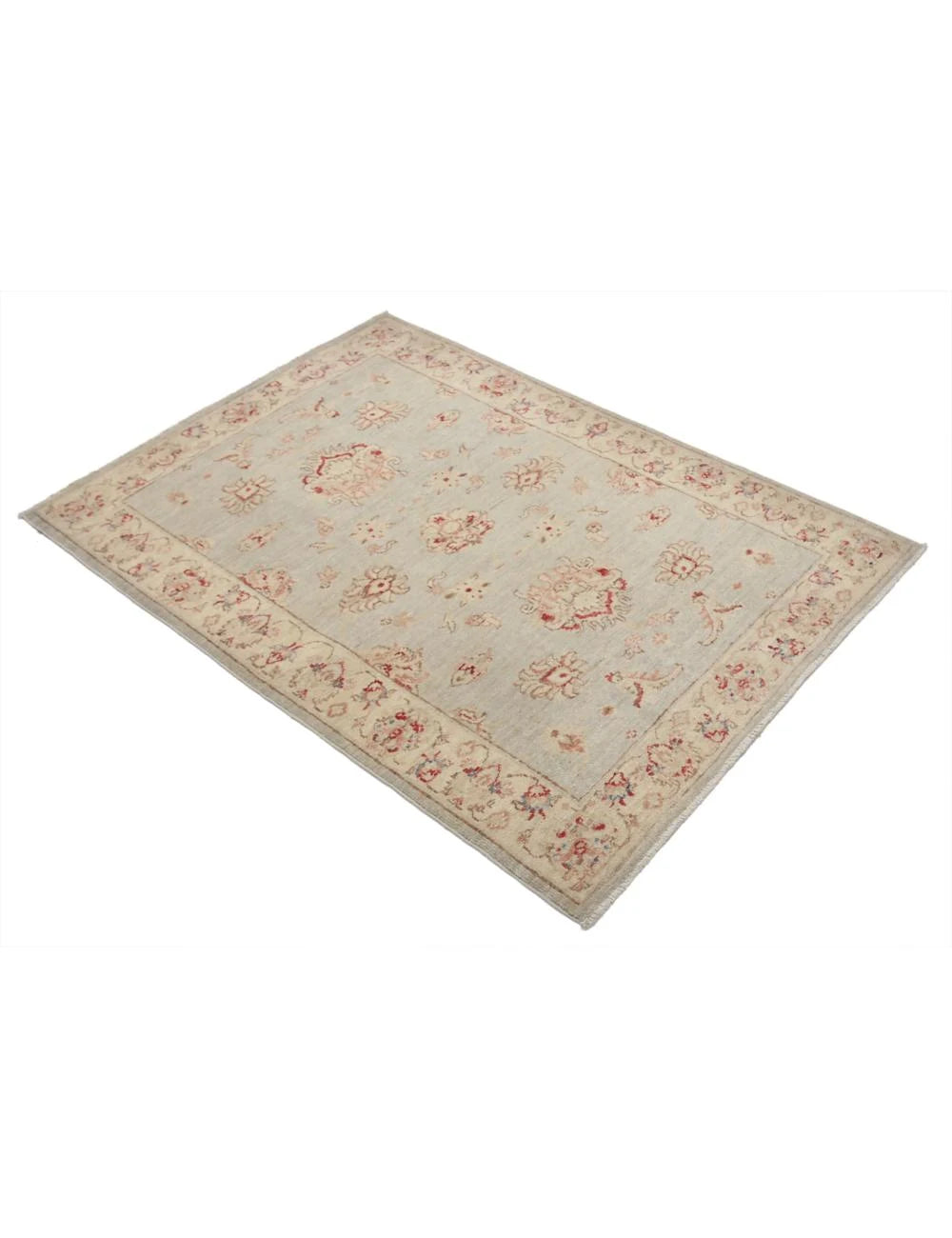 Afghan Ziegler Rug 3' 0" x 4' 2" Hand-Knotted | No. AT87542