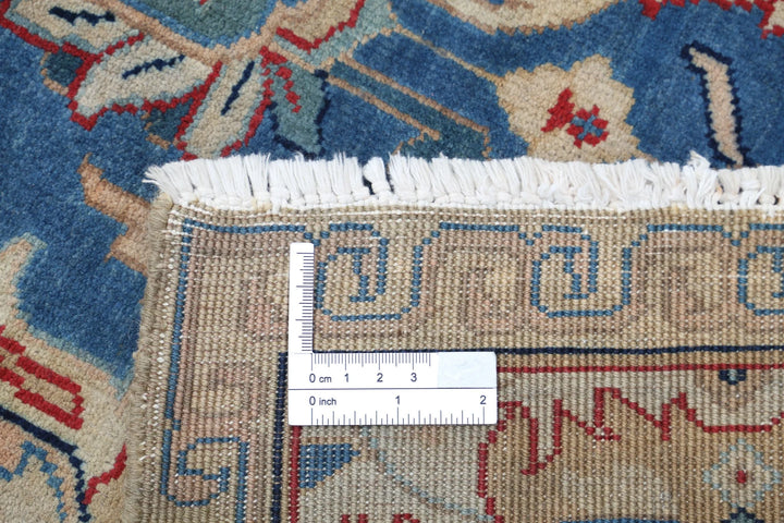 Indian Tabriz Rug 4' 0" x 12' 0" Hand-Knotted | No. AT87583